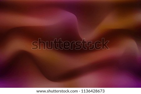 Dark Red vector background with bent lines. Glitter abstract illustration with wry lines. New composition for your brand book.