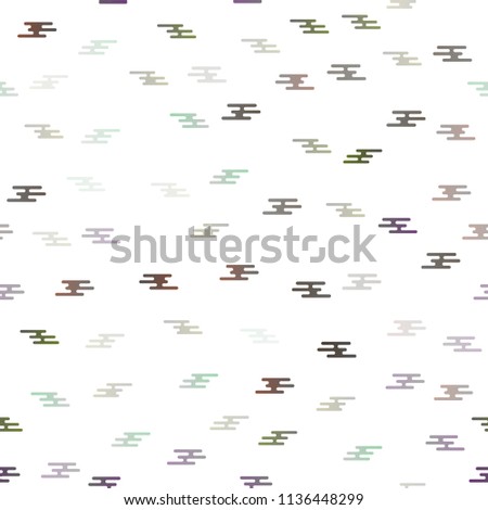 Light Silver, Gray vector seamless layout with flat lines. Lines on blurred abstract background with gradient. The pattern can be used as ads, poster, banner for commercial.