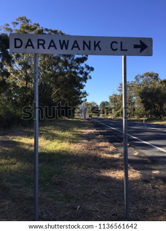 Funny place name sign - Darawank