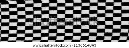 Texture, background, pattern. Scarf shawl tippet plaid white and black cell. a woman's long scarf or shawl, worn loosely over the shoulders.