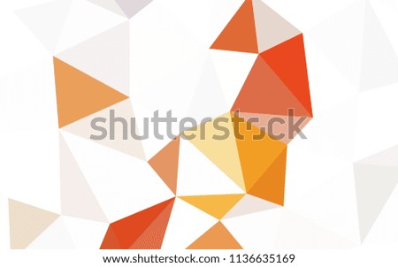 Light BLUE vector triangle mosaic template. Elegant bright polygonal illustration with gradient. Brand new design for your business.