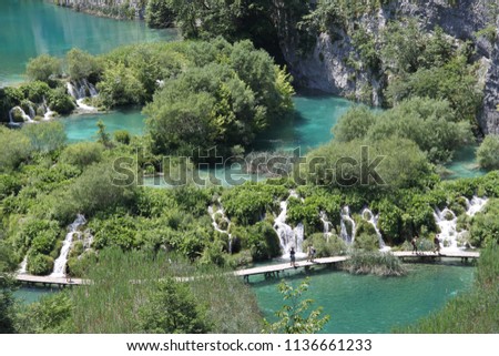Scenic View of Plitvice Lakes National Park in Croatia