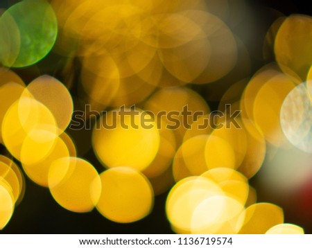 Abstract beautiful bokeh texture on night background