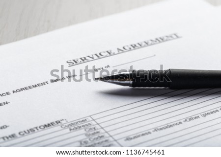 Lease or Rental agreement document