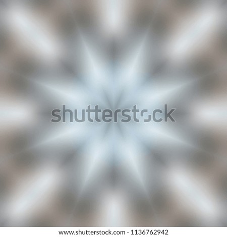 Decorative geometric abstract blur seamless pattern with a kaleidoscope effect.