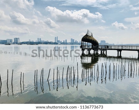 Coastal view in Singapore 