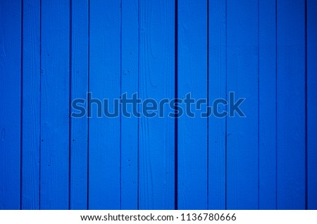 Blue wooden background for designer