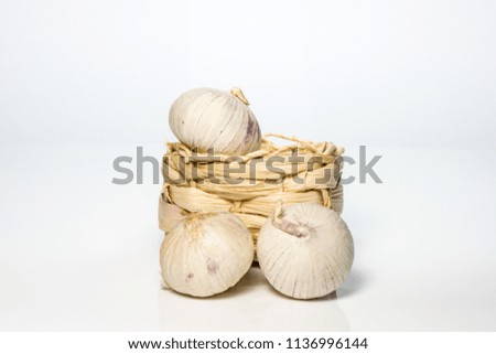 Group of garlic