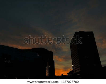 Silhouette City Summer Sunset - Minneapolis, MN