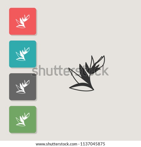 Hedge hyssop - vector icon. Symbol for web, infographics, print design and mobile UX/UI kit. Vector illustration, EPS10.