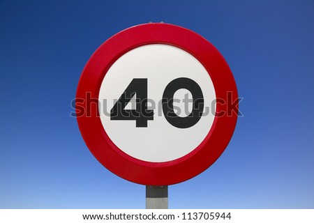 traffic signs with sky background