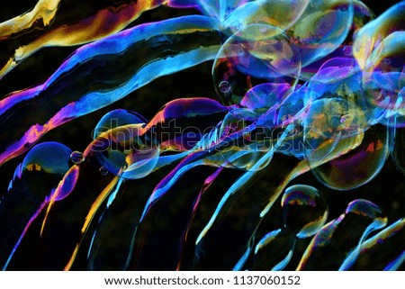 Colorful bubbles abstract. 