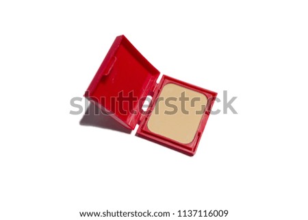 Foundation Powder in red compact box