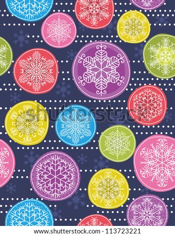 background with christmas elements suitable for wrapping paper, vector