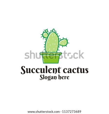 succulent cactus logo