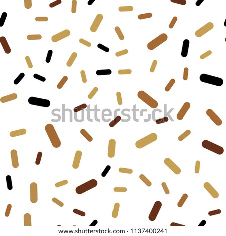 Dark Brown vector seamless template with repeated sticks. Shining colored illustration with sharp stripes. Template for your beautiful backgrounds.