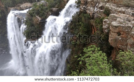 Waterfall from the top
