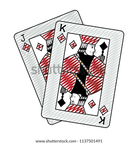 doodle jack and king diamonds cards casino game