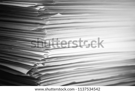 A piled up office work papers, Backgrounds