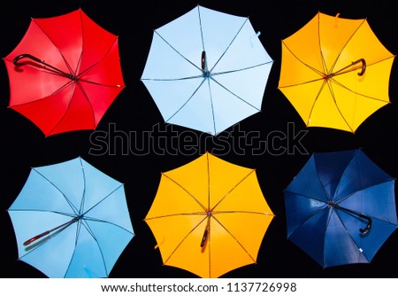rainbow umbrella Background