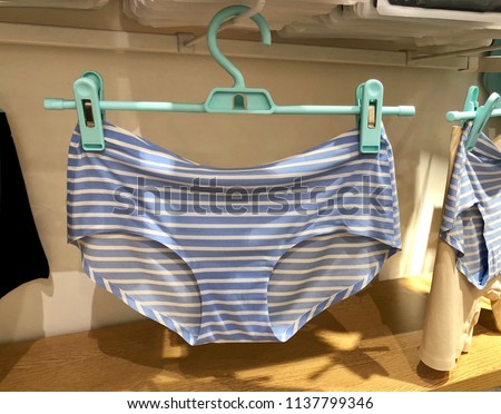 Hanging the underwear