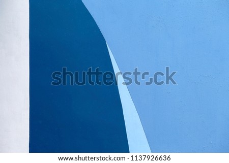 Abstract blue wall.