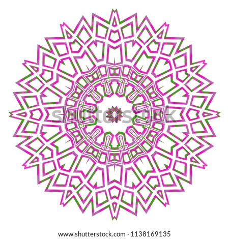 Super Creative floral mandala, decorative ornament. design for print fabric, tatto. vector
