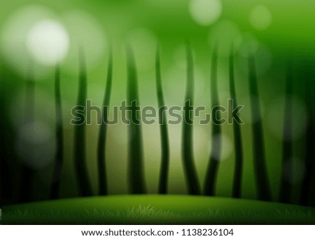 A natural green background illustration