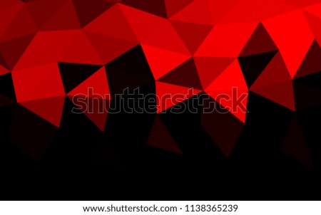 Light Red vector low poly low poly. A vague abstract illustration with gradient. The textured pattern can be used for background.