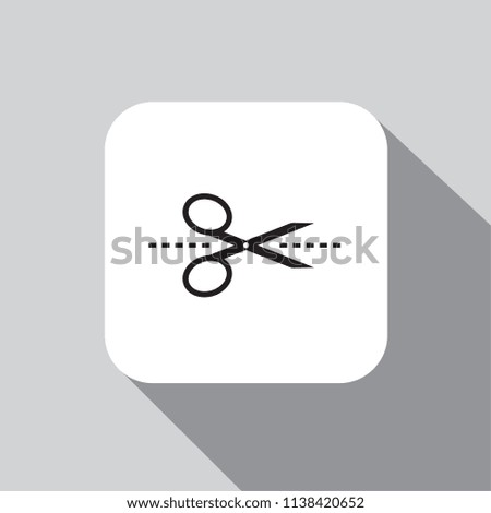 Vector scissors icon