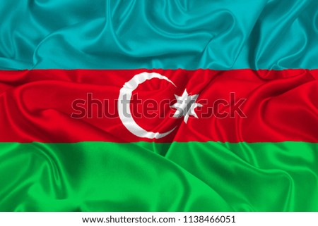 Silk Flag of Azerbaijan