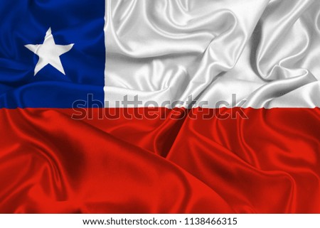 Silk Flag of Chile