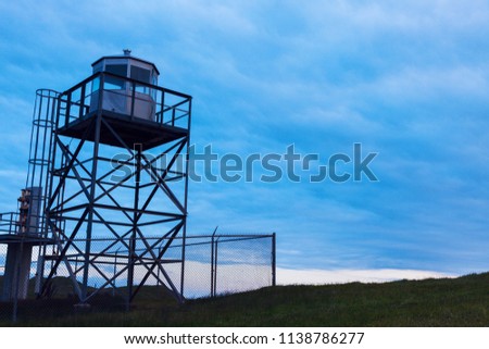 La Haye Point Lighthouse. Newfoundland and Labrador, Canada.