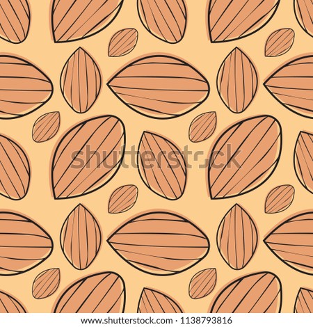 seamless autumn leaf pattern in vector