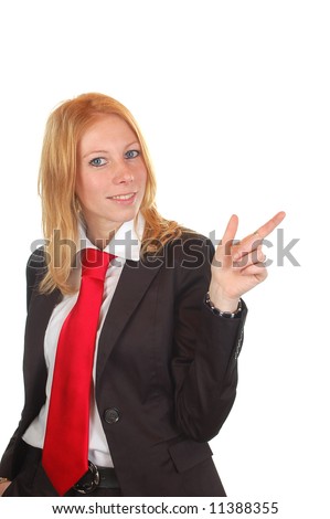 business woman presenting ideas