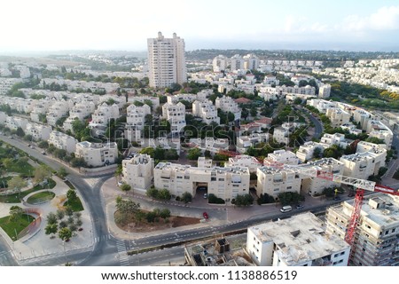 Modiin Israel Jerusalem day summer drone aerial photos urban city landscape view