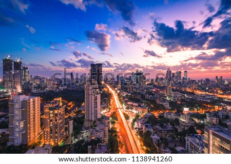 View of Mumbai- Dadar Royalty-Free Stock Photo #1138941260