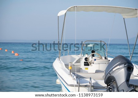 Boat, yachts ,sea and sunny day
