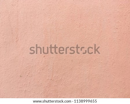 Vintage orange cement wall background