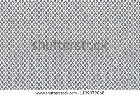 Photo of a metal steel screen that can be used for mock up, background, texture, wallpaper, pattern, design for magazine and cards