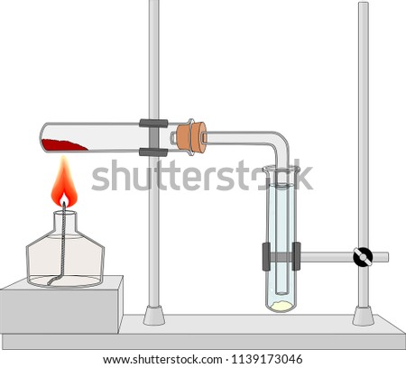 The conversion of red phosphorus to white phosphorus