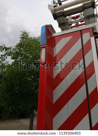 cutting of a fire engine 