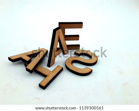 letters box in mdf