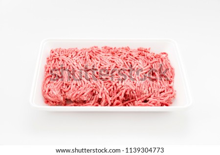 minced meat, beef and pork mixed ground meat