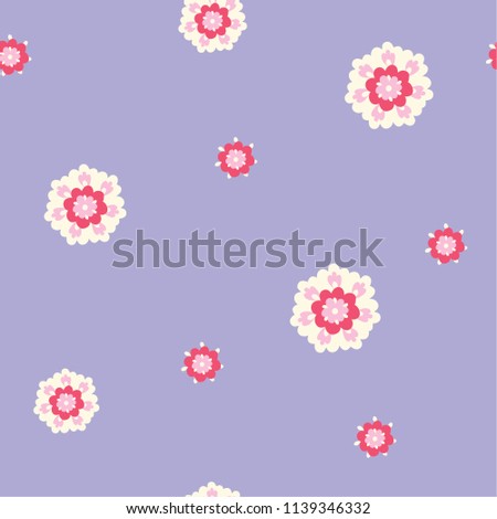 abstract flower fashion geometric background pattern print