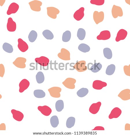 Seamless pattern with drops of paint.