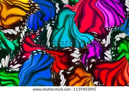 Beautiful butterfly wings for background