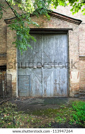 Old door entrance