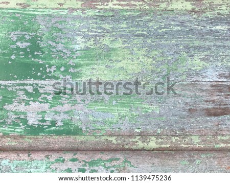 Green wooden wall texture background