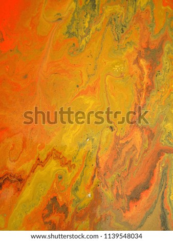 abstract art background.oil and water.The movement of beauty between color and oil. Free movement of bright colors.